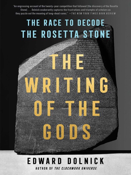 Title details for The Writing of the Gods by Edward Dolnick - Wait list